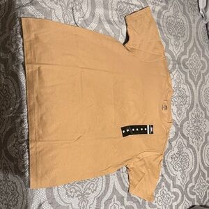 Premium Tan Short Sleeve Crewneck Tee